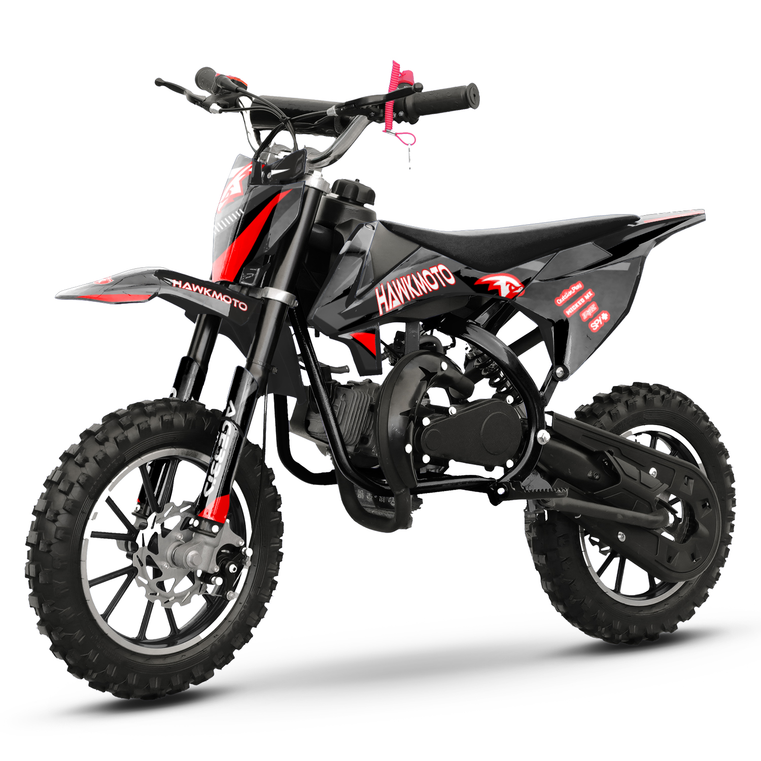 Hawkmoto mayhem v3 50cc kids mini dirt bike black – Gotham