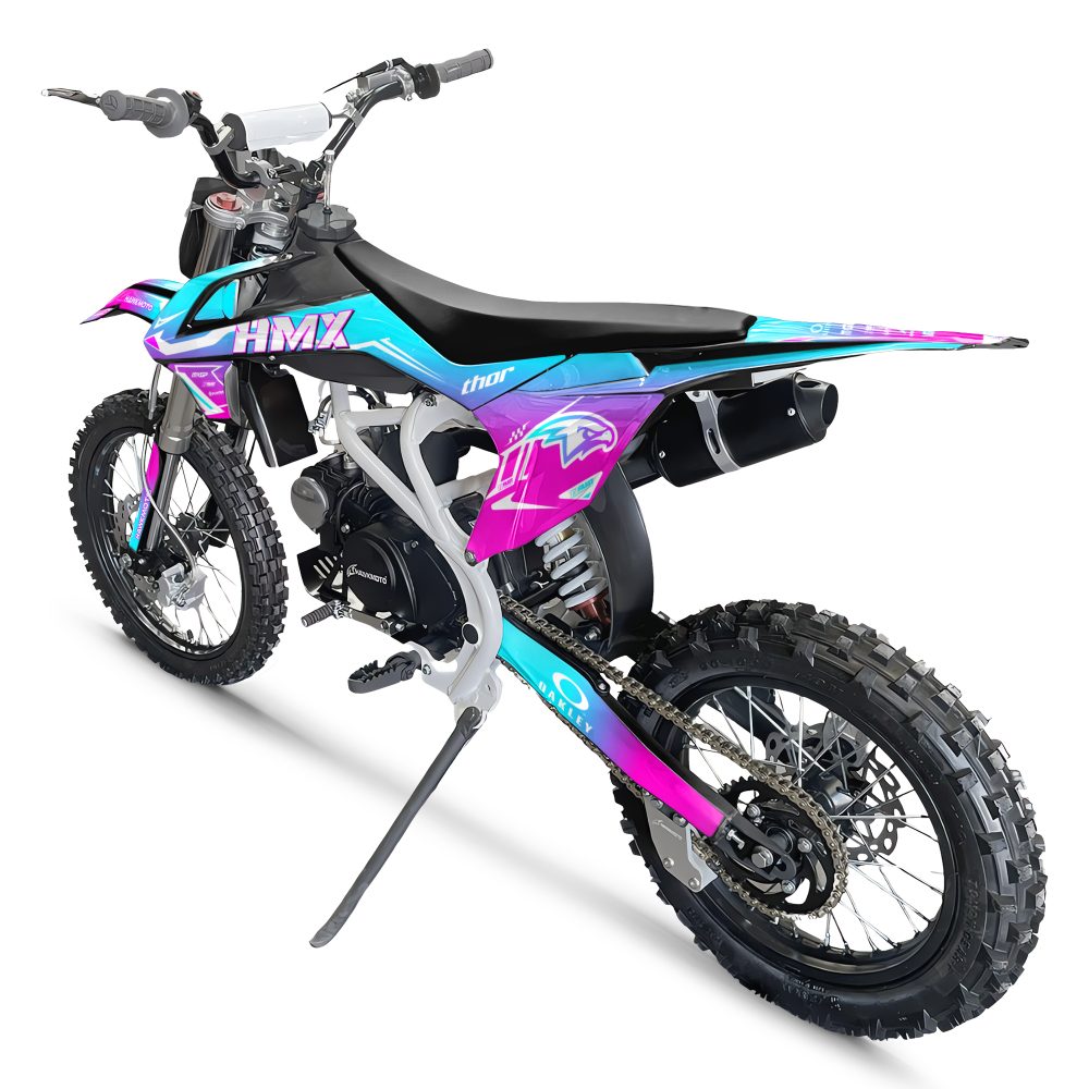 Hawkmoto hmx pro 125cc semi automatic kids pit bike 17/14 - dreamer