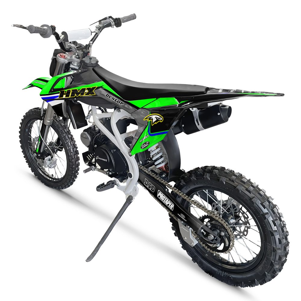 Hawkmoto hmx pro 125cc semi automatic kids pit bike 17/14 - enforcer