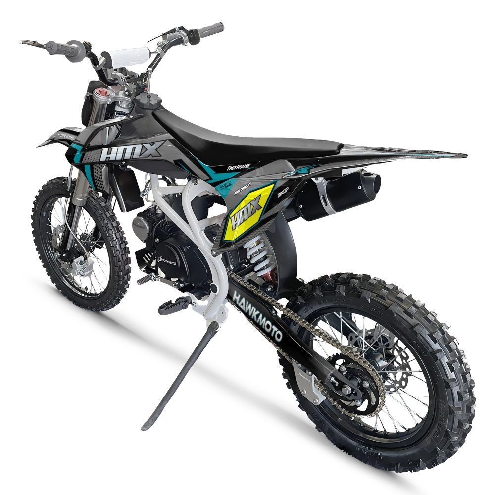 Hawkmoto hmx pro 125cc semi automatic kids pit bike 17/14 - Earthshine