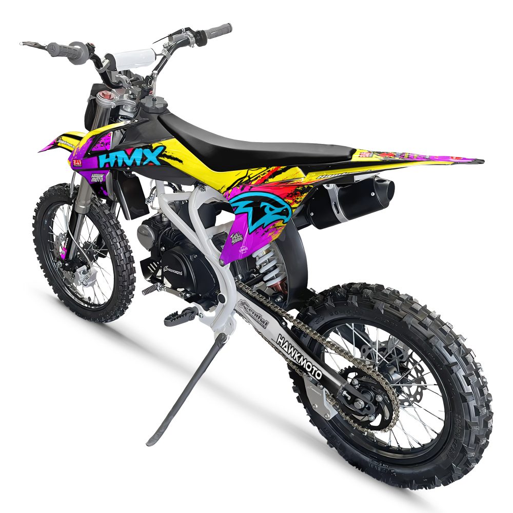 Hawkmoto hmx pro 125cc semi automatic kids pit bike 17/14 - Chouchou