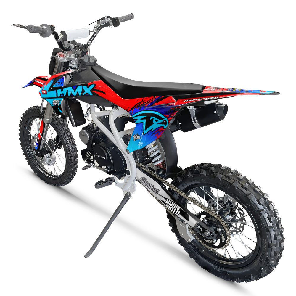 Hawkmoto hmx pro 125cc semi automatic kids pit bike 17/14 - amaterasu