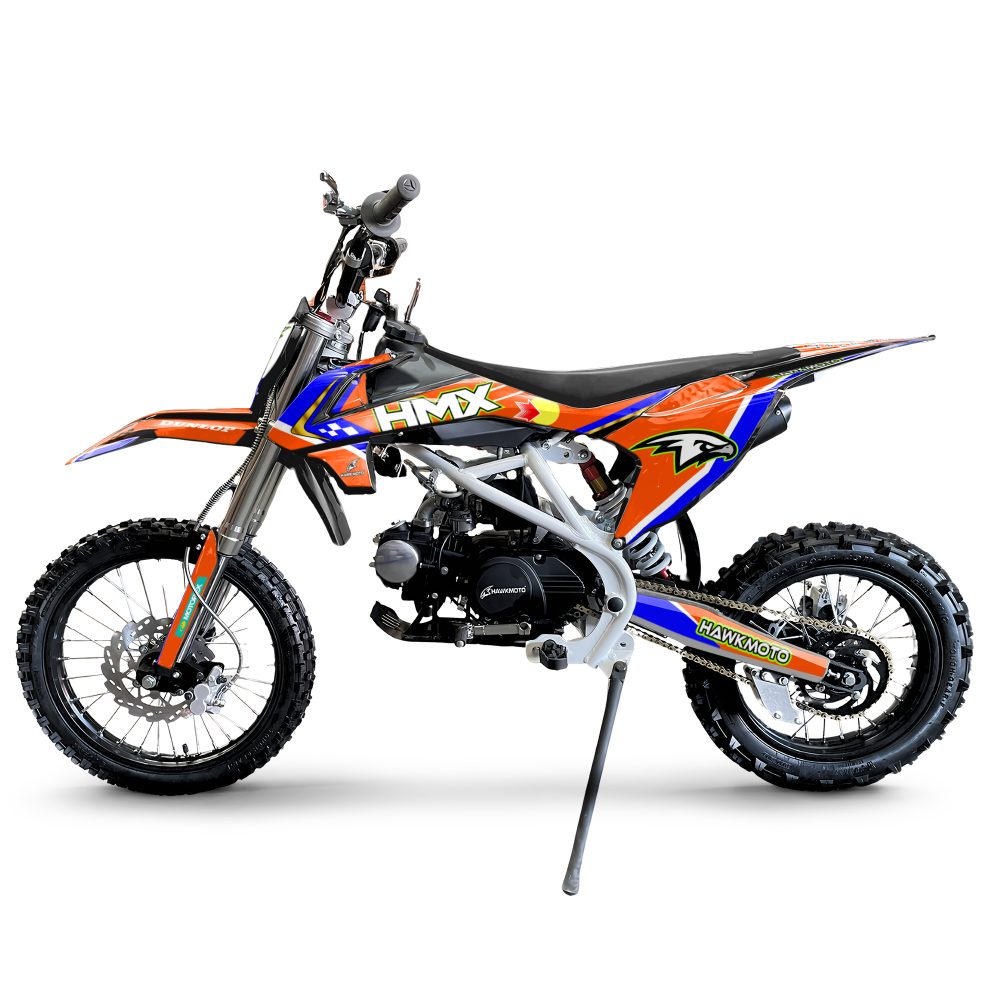 Hawkmoto hmx pro 125cc semi automatic kids pit bike 17/14 - Tracer