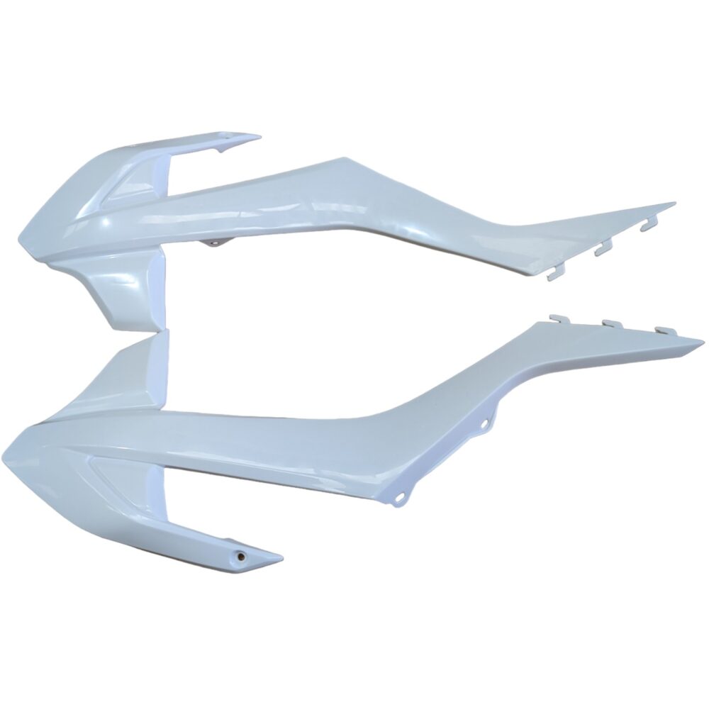 Pit bike white plastic kit fairings hawkmoto krm | hmx all engine sizes