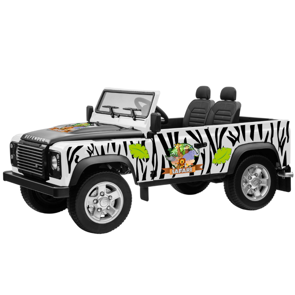 Kids land rover defender 90 24v 4wd version 2 - safari adventure