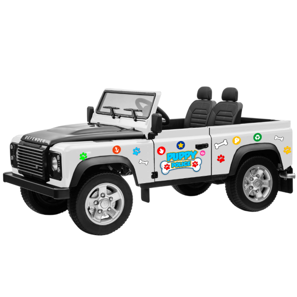 Kids land rover defender 90 24v 4wd version 2 - puppy police