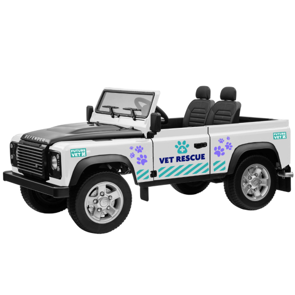 Kids land rover defender 90 24v 4wd version 2 - vet rescue