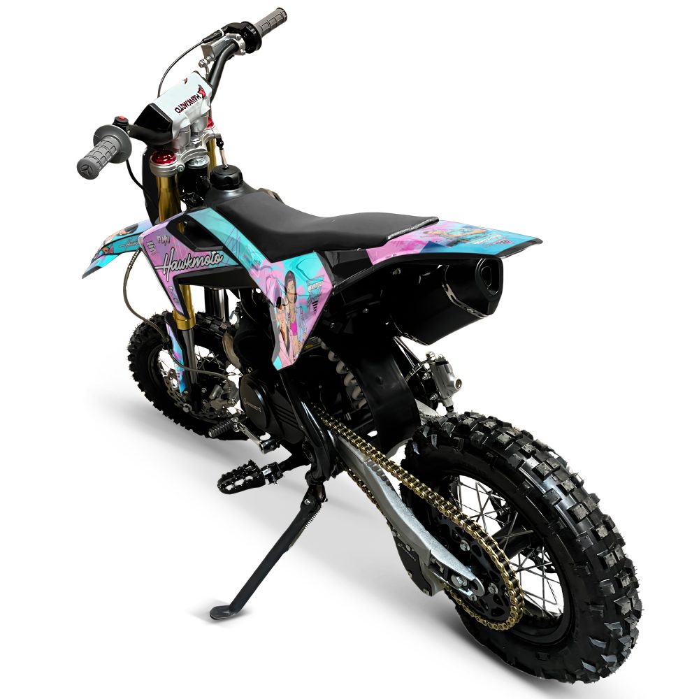 Hawkmoto reaper 12/10 semi automatic kids pit bike | 70cc | 80cc | 90cc | 110cc - vice